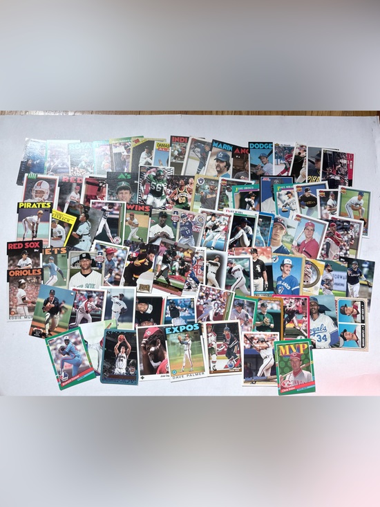 Other - Assorted Vintage Sports Trading Cards - Multi-Color Collection
